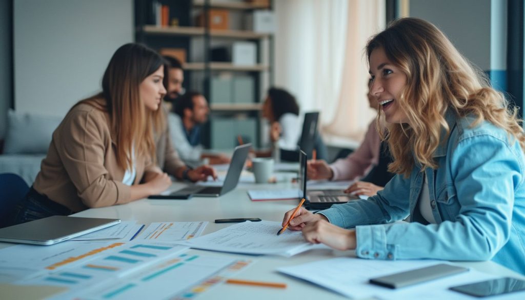 imagen para entrada de blog con ejecutivos trabajando con un crm